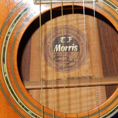MADE IN JAPAN 1978 - MORRIS W50 - ABSOLUTELY TERRIFIC - MARTIN D41 STYLE - ACOUSTIC GUITAR image 4