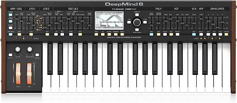 Behringer DeepMind 6 37-Key 6-Voice Polyphonic Analog Synth image 1