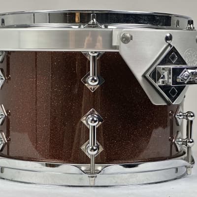 Craviotto 20/10/12/14" VIDEO Solid Maple Drum Set - 2016 Copper Sparkle Lacquer image 21