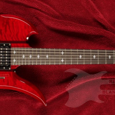 B.C. Rich Mockingbird Legacy ST with Floyd Rose Transparent Red image 2