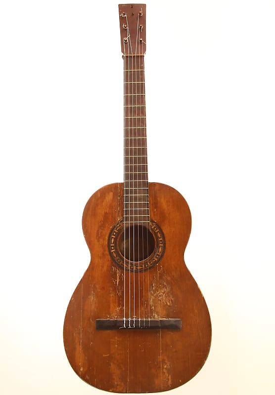 Manuel de Soto Y Solares ~1870 classical guitar- amazing survivor, relation to Ant. de Torres +video image 1