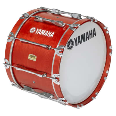 Yamaha MB-8316 Field-Corps Series Marching Bass Drum - Red Forest image 2