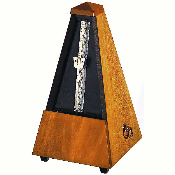 WITTNER 813M Metronome System Maelzel with Bell, Walnut Coloured, Mat Silk image 1