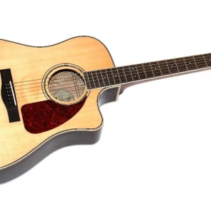 Fender CD220SCE Exotics Ash Burl Acoustic-Electric Guitar | Reverb