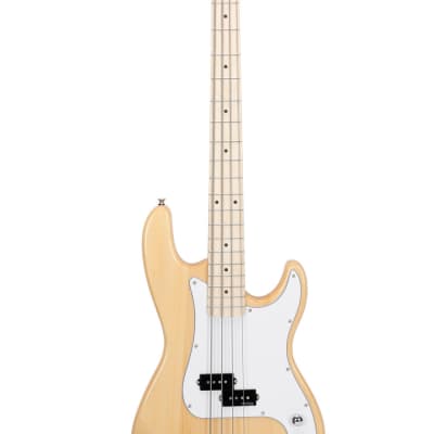Glarry GP II Electric Bass Guitar with Wilkinson Pickup, Warwick Bass Strings, Bone Nut 2020s Burlyw image 20