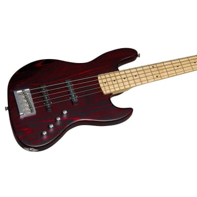 Michael Kelly Element 5OP 5-String Bass Guitar (Trans Red)(New) image 10