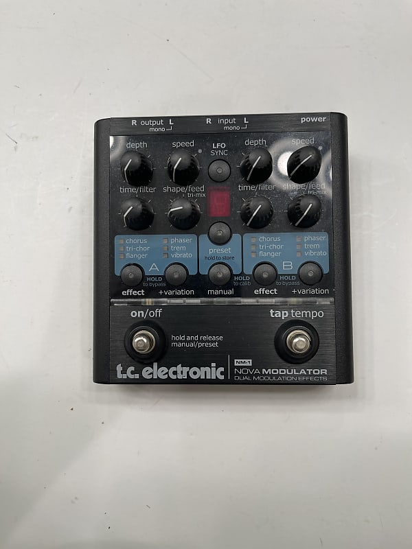 TC Electronic NM-1 Nova Modulator Dual Modulation Guitar