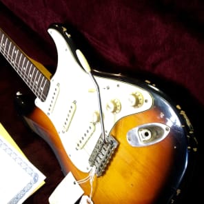 K-Line Springfield Stratocaster 2016 3-Tone Burst image 3