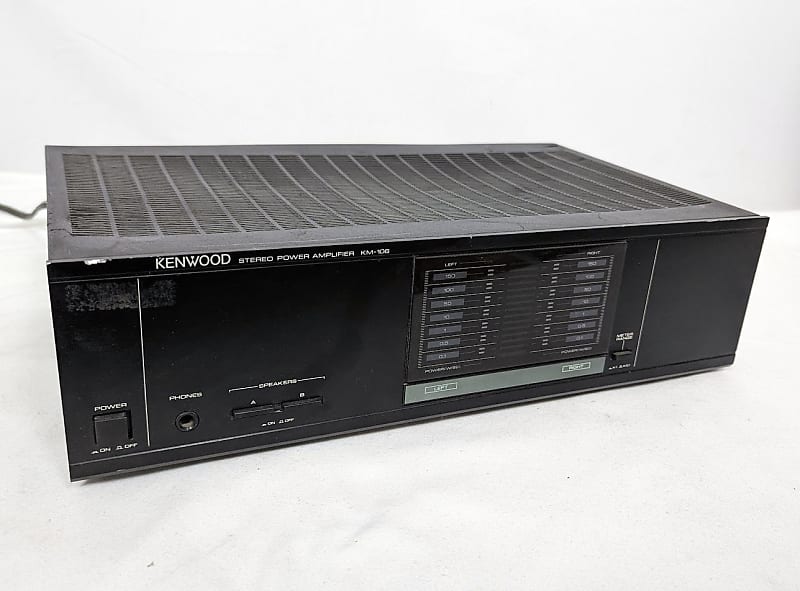 Kenwood KM106 Stereo Power Amplifier Reverb