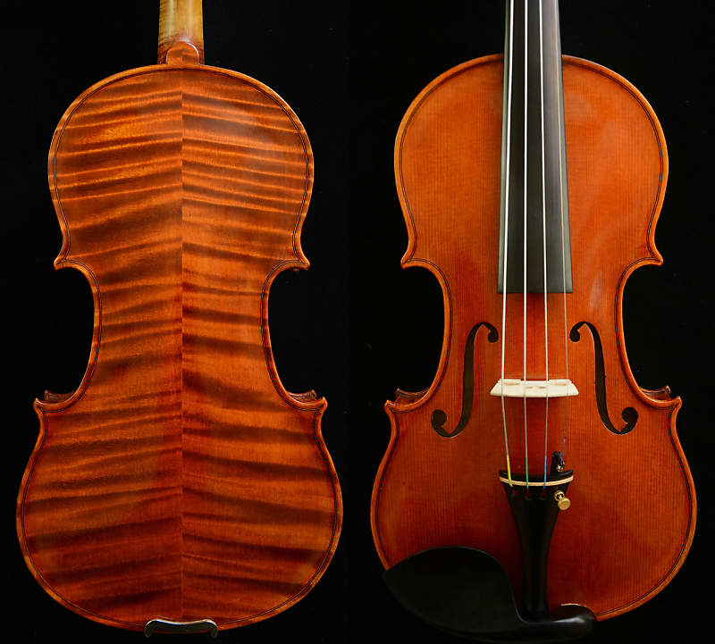 Rare Violin Stradivari 1716 Messiah Violin Tiger-skin alike