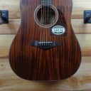 New Ibanez AW54 Dreadnought Open Pore Acoustic Guitar Natural Solid Okoume Top