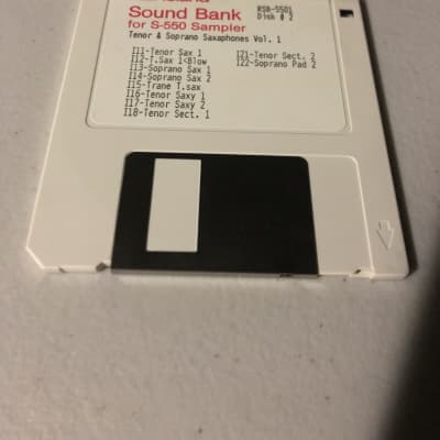 Roland  Sound Bank for S-550 Sampler Disk #2 1988