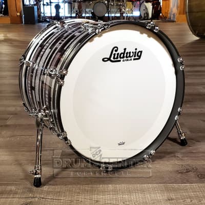 Ludwig Classic Maple Digital Black Sparkle 20x12 Bass Drum image 1