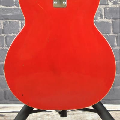 Teisco Silvertone 319-1461 Hollowbody Guitar 1960's-70's Red image 10