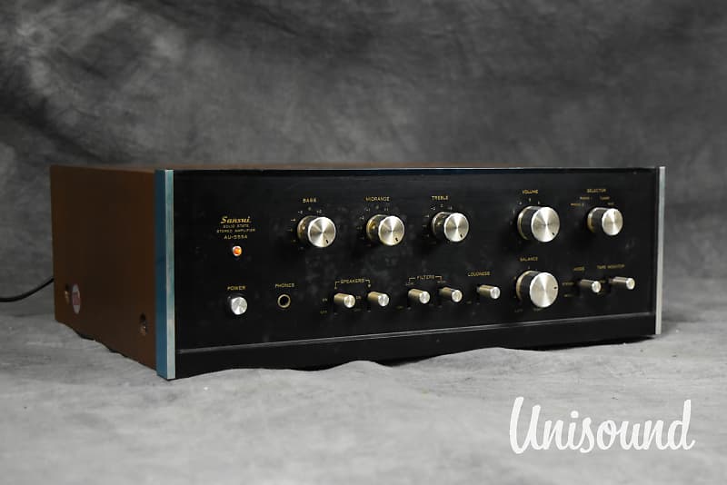 Sansui AU-555A Stereo Integrated Amplifier in Very Good Condition image 1