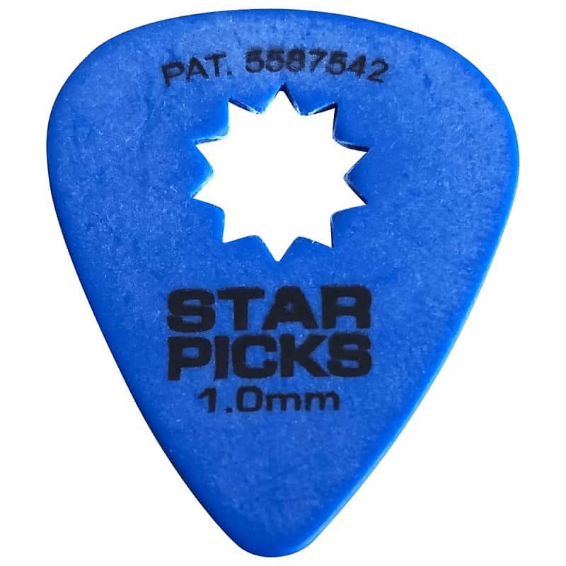 Star Pick Guitar Picks, 12-pack - 1.0 mm | Reverb