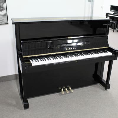 Yamaha U1 Upright Piano Black Polish image 2