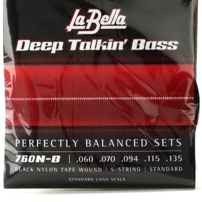 La Bella 760NB Electric Bass 5 String Low B 760N-B | Reverb