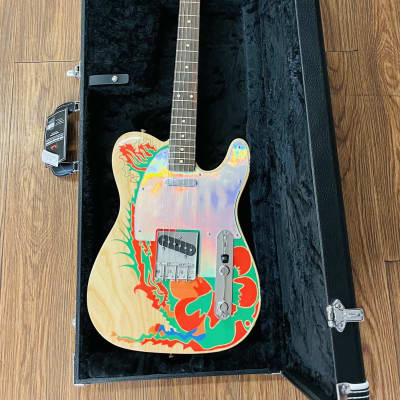 Fender Jimmy Page Telecaster  2022 Natural with Artwork image 5