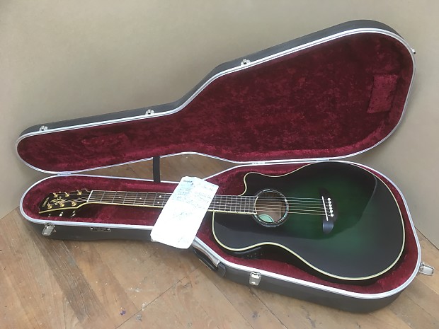 Yamaha APX 7A 2002 Green | Reverb