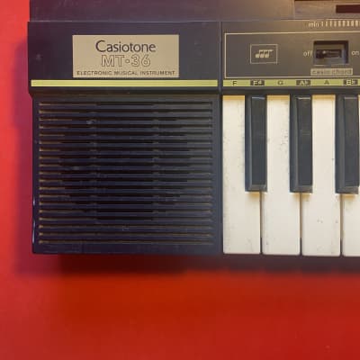Casio MT-36 Casiotone 44-Key Synthesizer 1980s - Black