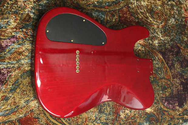 WARMOTH Thinline Guitar Body テレキャスター ボディ Warmoth Tele Thinline Semi Hollow Electric Guitar Body Ash