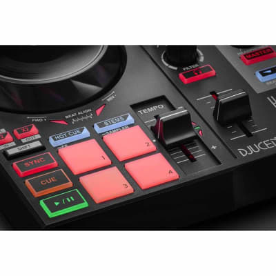 Hercules DJCONTROL INPULSE 200 MK2 Serato Lite DJ Controller w Desk Speakers image 5