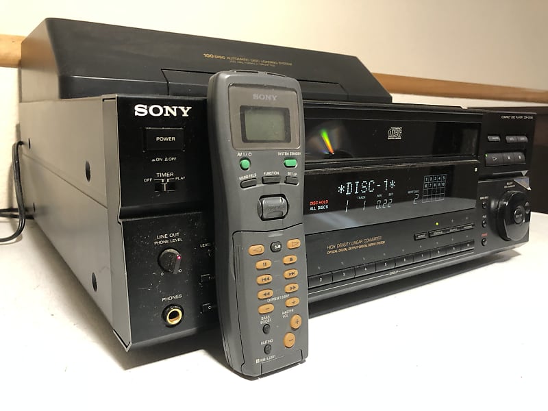 Sony CDP-CX100 CD Changer 100 Compact Disc Player HiFi Sony CDP-CX100 CD Changer 100 Compact Disc Player HiFi