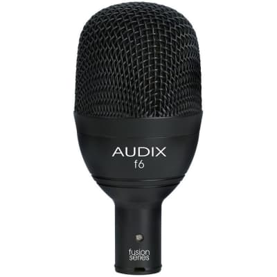 Audix f6 Fusion Series Hypercardioid Low-Frequency Instrument Microphone image 2