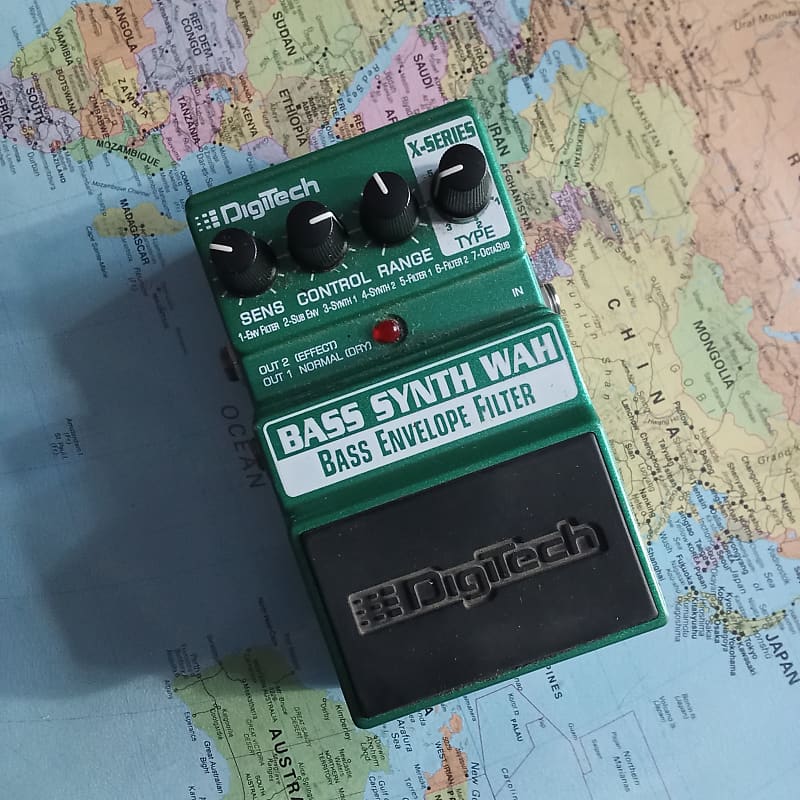 DigiTech Bass Synth Wah Envelope Filter Guitar Effects Pedal