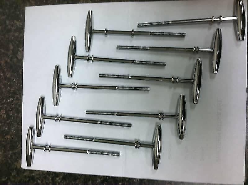 Gretsch Pack of 10 Bass Drum T-Rods (G5454TK) image 1