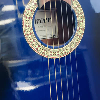 Denver DC34N-BLU 3/4 Size Classical Guitar 2020-Present - Blue image 5