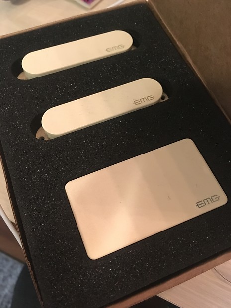 EMG SA Set Strat Ivory/White Pearl | Reverb