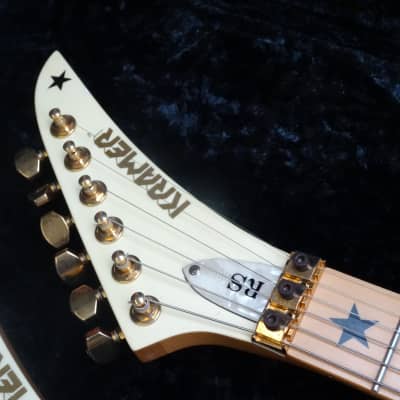 Kramer Richie Sambora Stars White Double Neck 1980's Bon