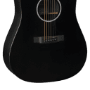 Martin DCXAE Black X Series Dreadnought Acoustic Guitar with Fishman Sonitone
