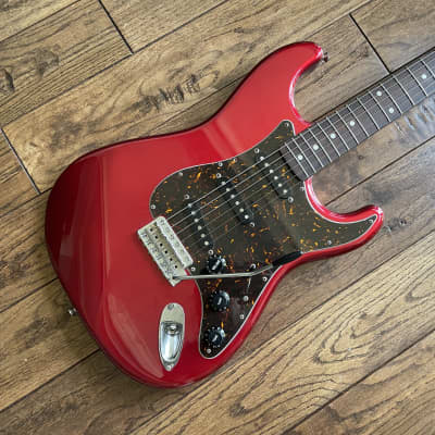 Awesome CIJ Fender Stratocaster Electric Guitar Red Sparkle Tortoise Fujigen ca. 2002 image 1