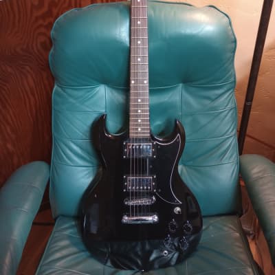 Silvertone SRK-1BK Electric Guitar - Black image 1