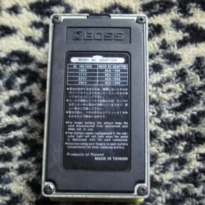 used Boss OD-2 Turbo OverDrive (Black Label TAIWAN) 1989  -- NO box, NO paperwork, NO battery image 24