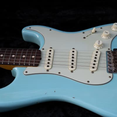 Fender Custom Shop Limited Edition 1961 Relic Stratocaster "Wildwood 10" 2015 Daphne Blue image 7