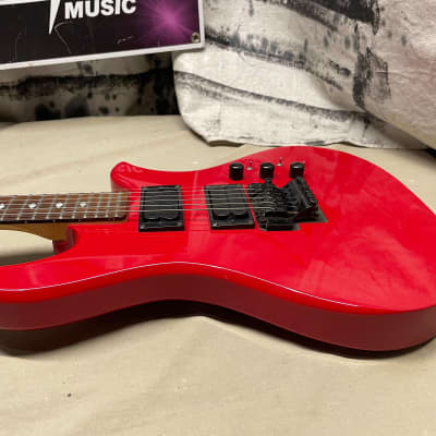 B.C. Rich NJ Series Eagle Guitar - electronics modified - Red image 13