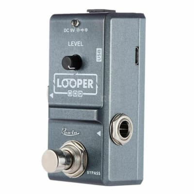 Rowin LN-332 Looper NANO Series Guitar Effect Micro Pedal with USB +WAV True Bypass image 4