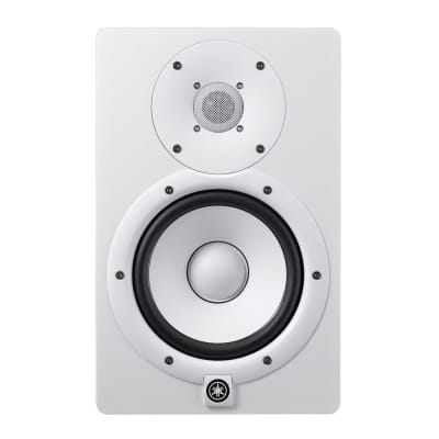 Yamaha HS7W 6.5" Powered Studio Refernce and Mixing Monitor in White (Single)
