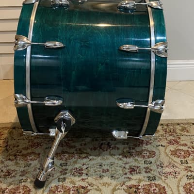 Gretsch Bass Drum 17" X 22" Vintage Mid 80's Caribbean Blue - MINT! PRICE DROP!! image 5