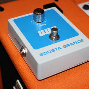 BBE Boosta Grande +20dB Clean Boost With Adjustable Gain Rare Vintage Blue  and White Color Scheme | Reverb