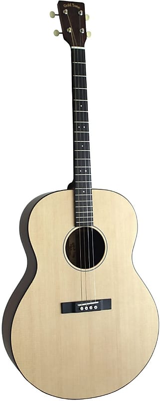 Gold Tone Model TG-18 Natural 4-String Solid Top Tenor Acoustic Guitar w/Gig Bag image 1