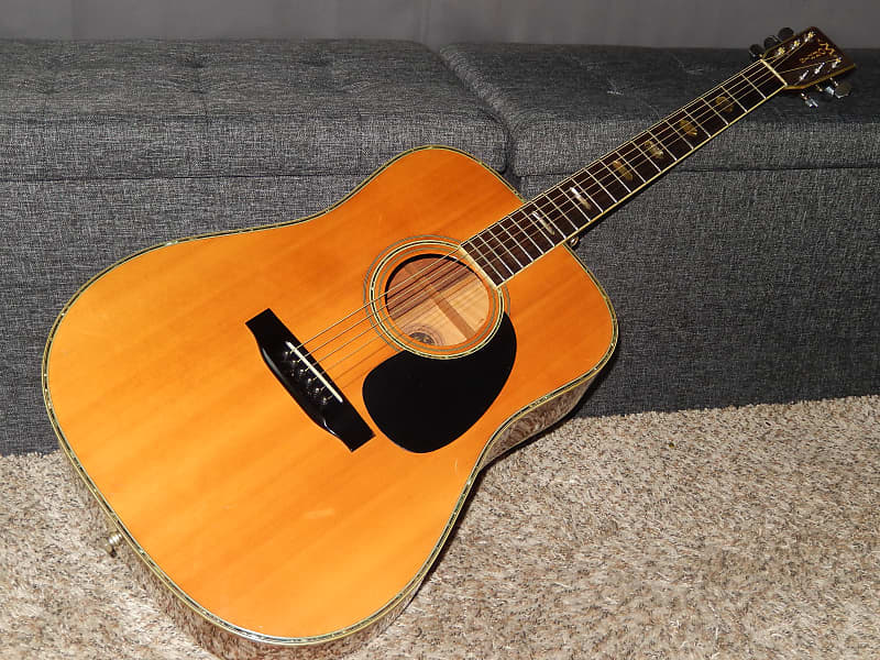 MADE IN JAPAN 1978 - MORRIS W50 - ABSOLUTELY TERRIFIC - MARTIN D41 STYLE -  ACOUSTIC GUITAR