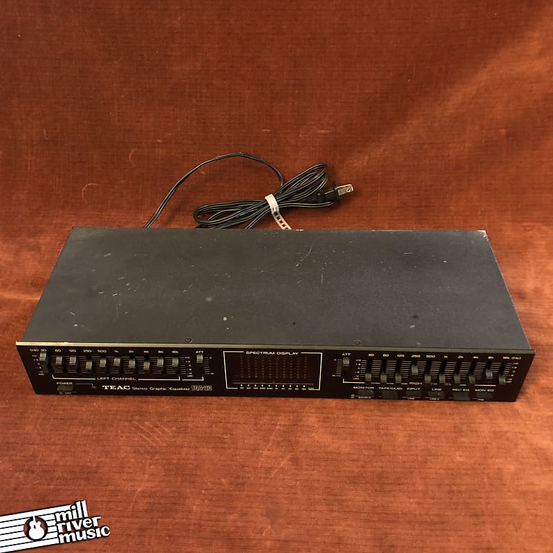 TEAC EQA20 Vintage Stereo Dual 10Band Graphic Equalizer EQ Reverb