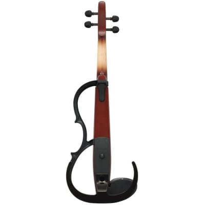 Yamaha Silent Series YSV104 Electric Violin - Brown image 8