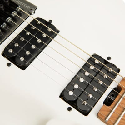 KOLOSS GT5 Aluminum Body Locking Machine Head Electric Guitar + Bag - White Satin image 17