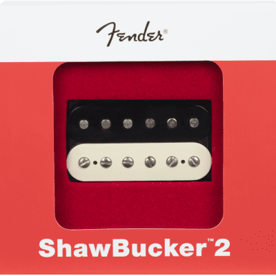 Fender ShawBucker 2 Humbucking Pickup - Zebra for sale